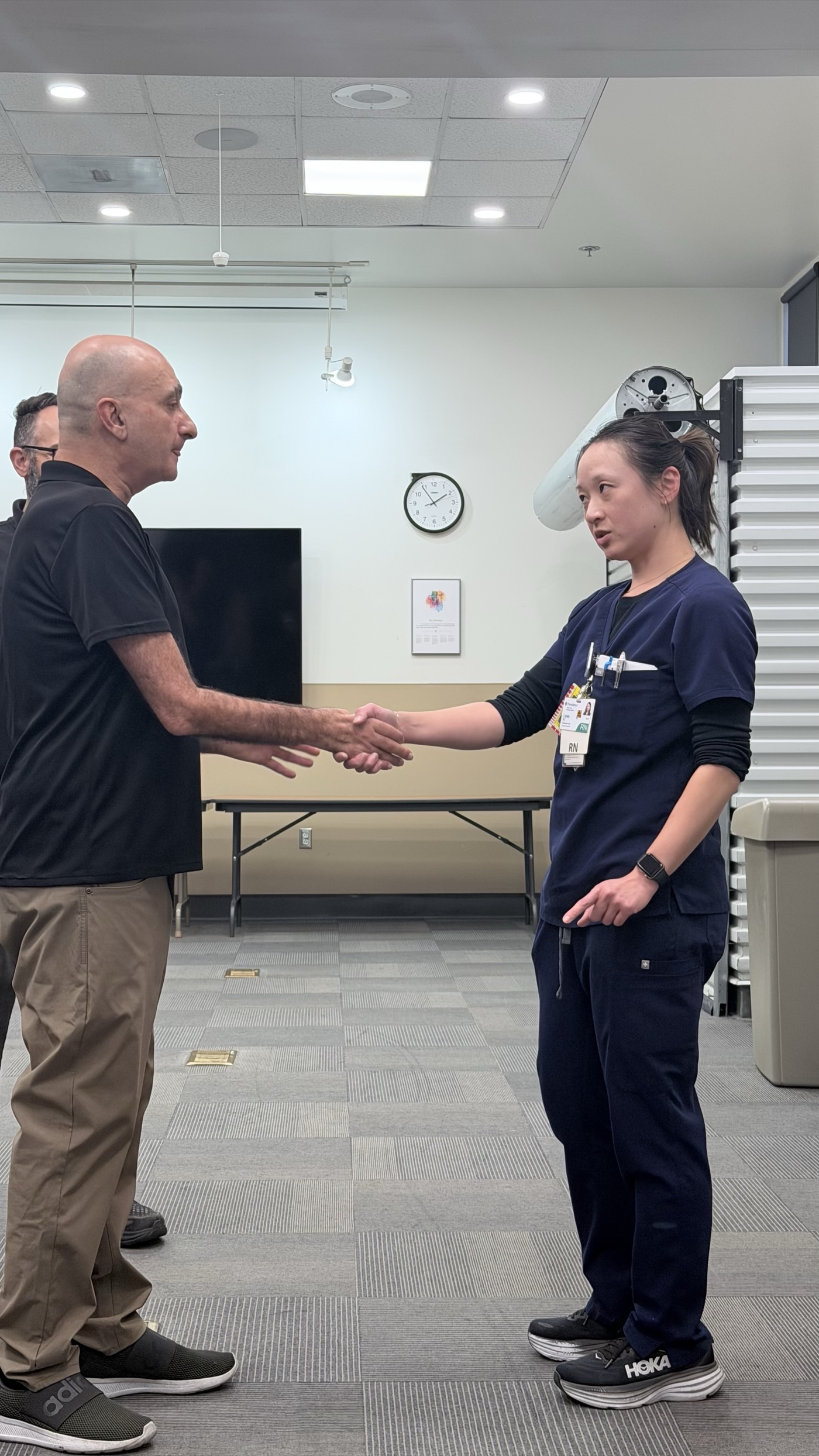 Medical staff celebration